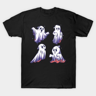Happy halloween vector lettering and cheerful T-Shirt